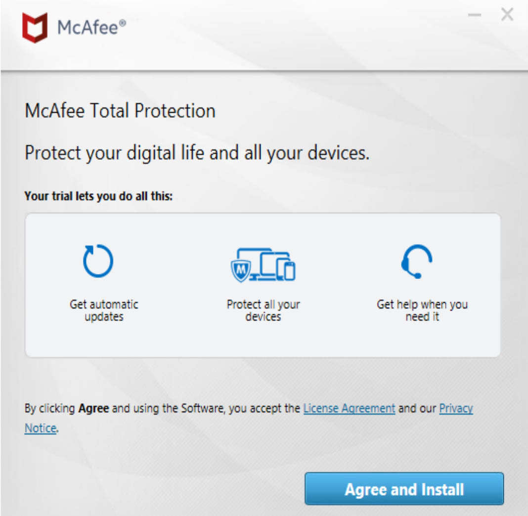 Open Mcafee